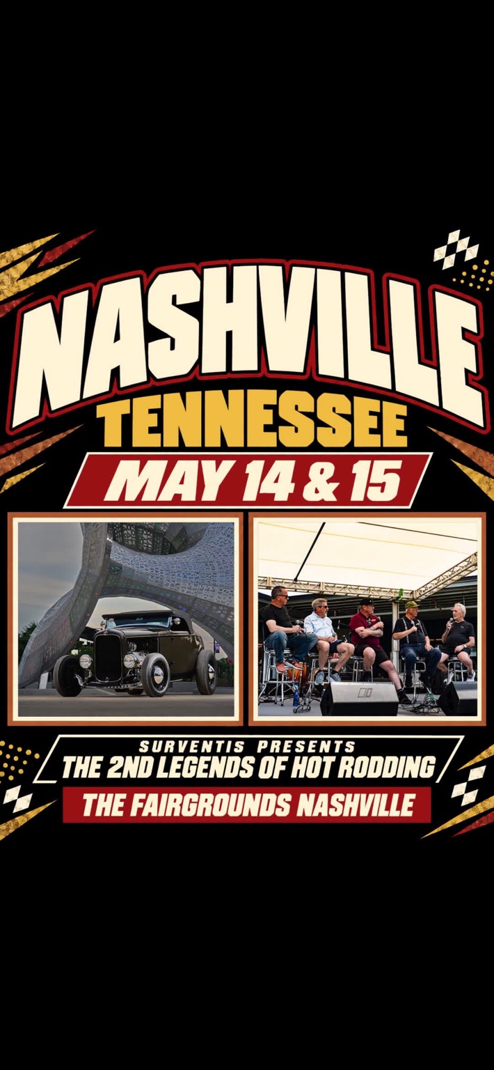 2nd Surventis Legends of Hot Rodding event artwork