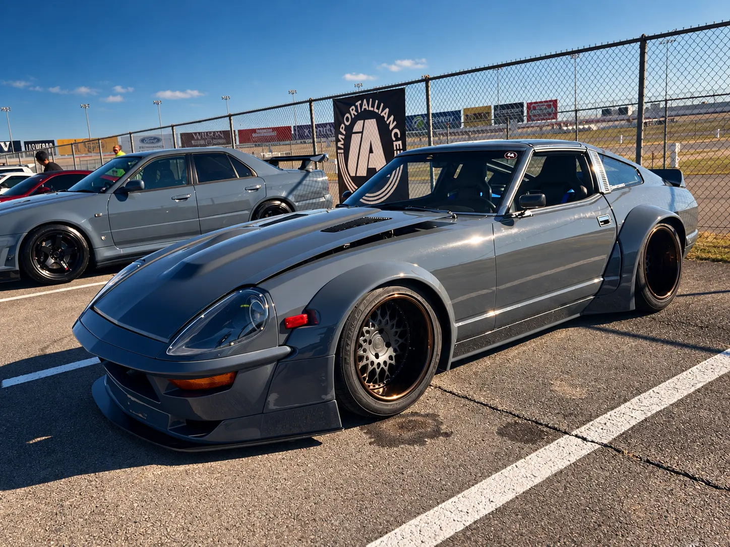 Silver widebody Datsun 280Z at ImportAlliance Nashville Fall 2026